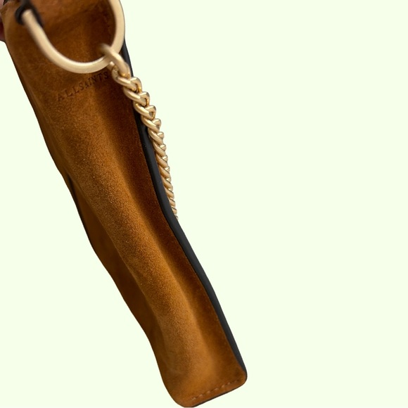 All Saints Eve  Suede Shoulder Bag - Picture 6 of 9